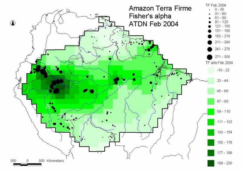 map of brazilian rainforest. Map courtesy of Amazon Tree